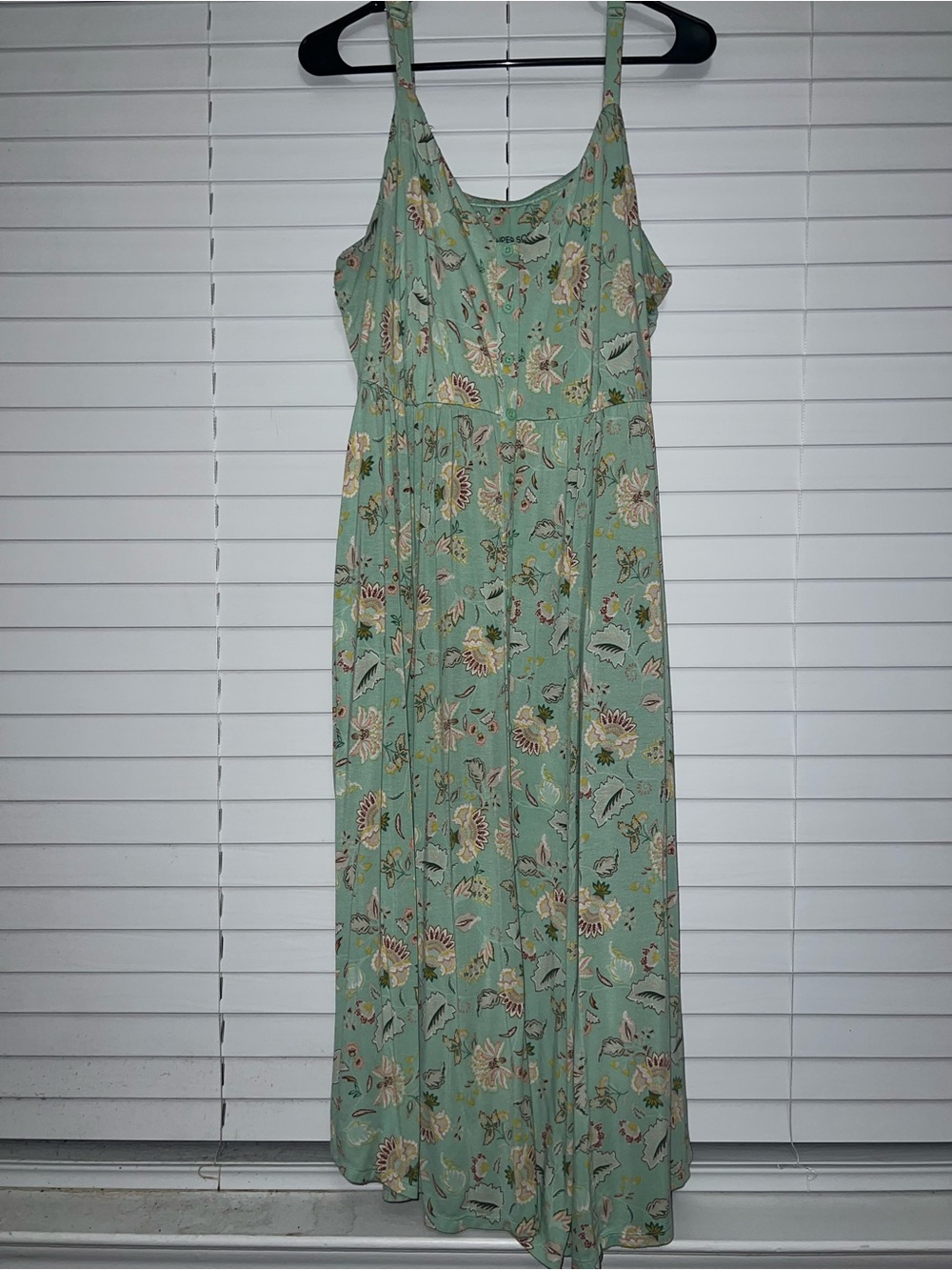 Torrid Mint Green Floral Maxi Dress